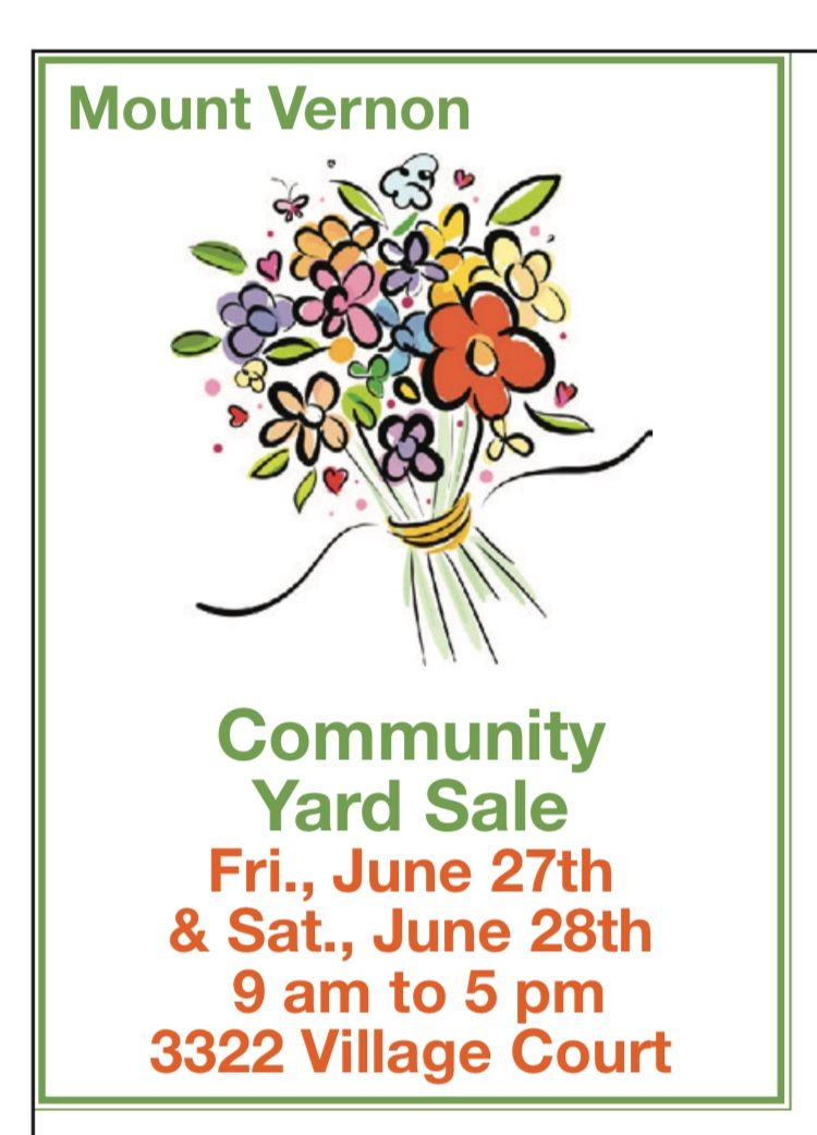 Community Yard Sale!!