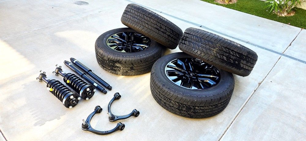 New 20” Ford F-150 Wheels + Tires + Optional Suspension Components