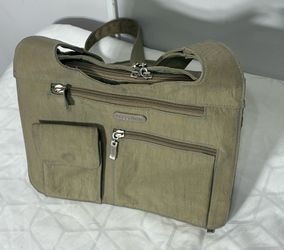Baggallini Bag Womens Crossbody Beige Inner Pockets Adjustable Straps Handbag 