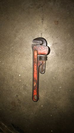 Used with engrave Ritco Pipe Wrench 8”