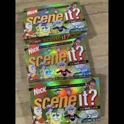 3 Scene It Nick Board Games 