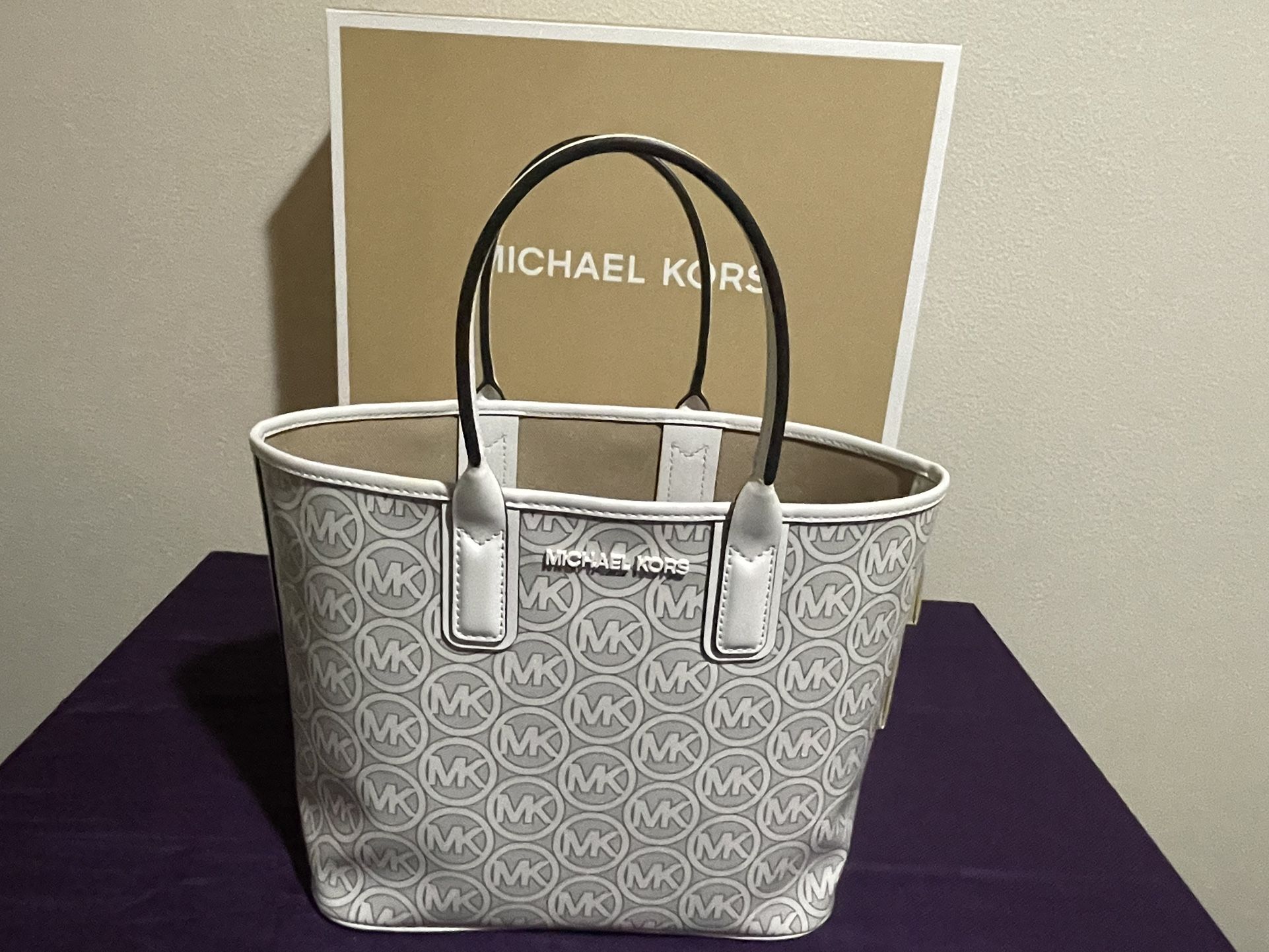 Michael Kors Jodie Small Logo Jacquard Tote Bag