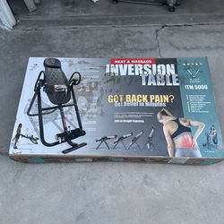heat & massage inversion table