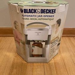 Black & Decker Automatic Lid off jar opener. Brand new
