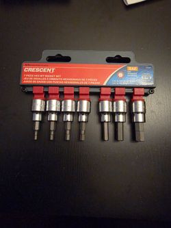 Crescent Hex Keys 3/8 Inch Drive