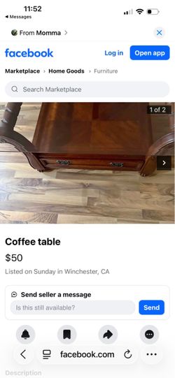 Coffee table