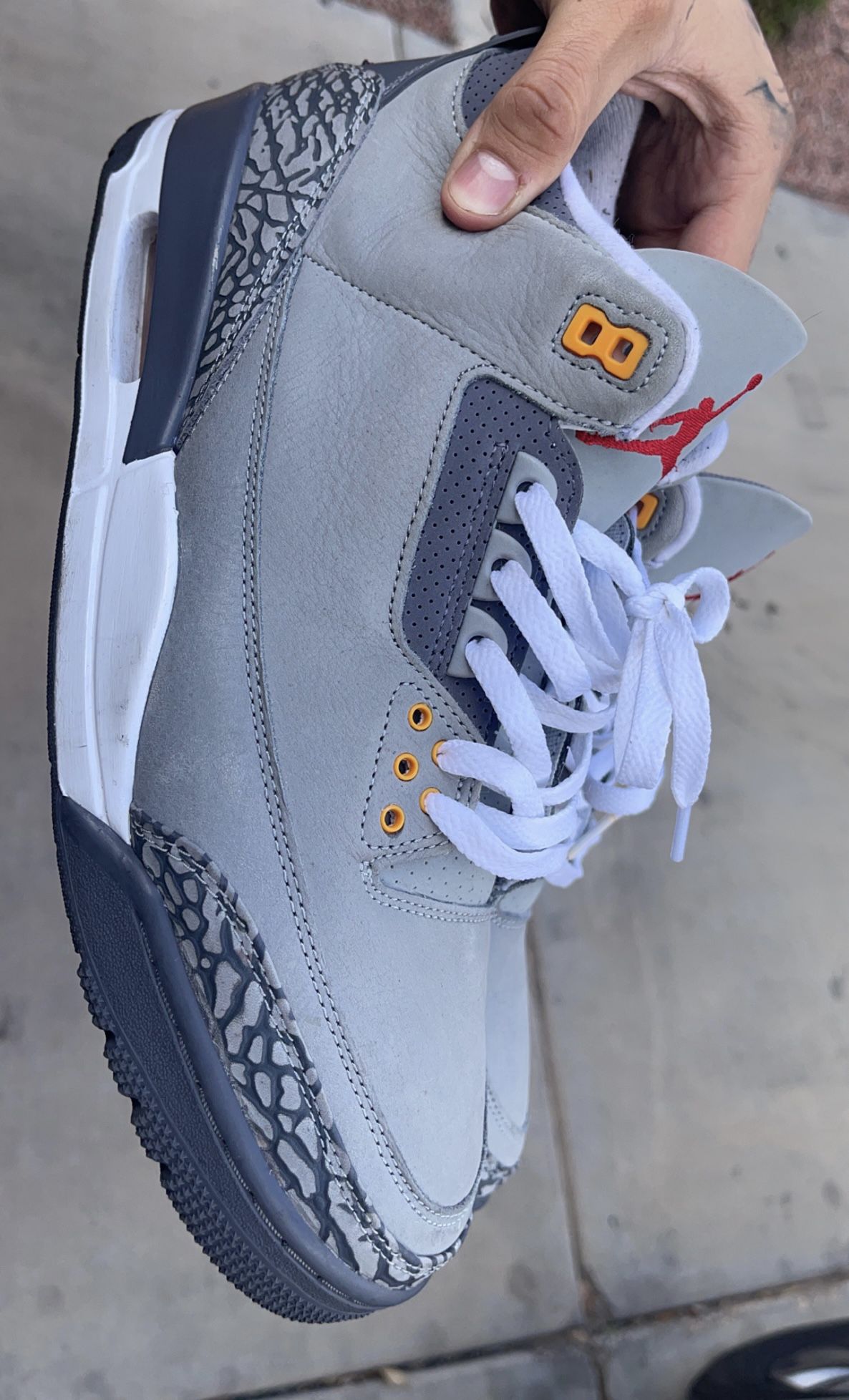 jordan cool grey size 12