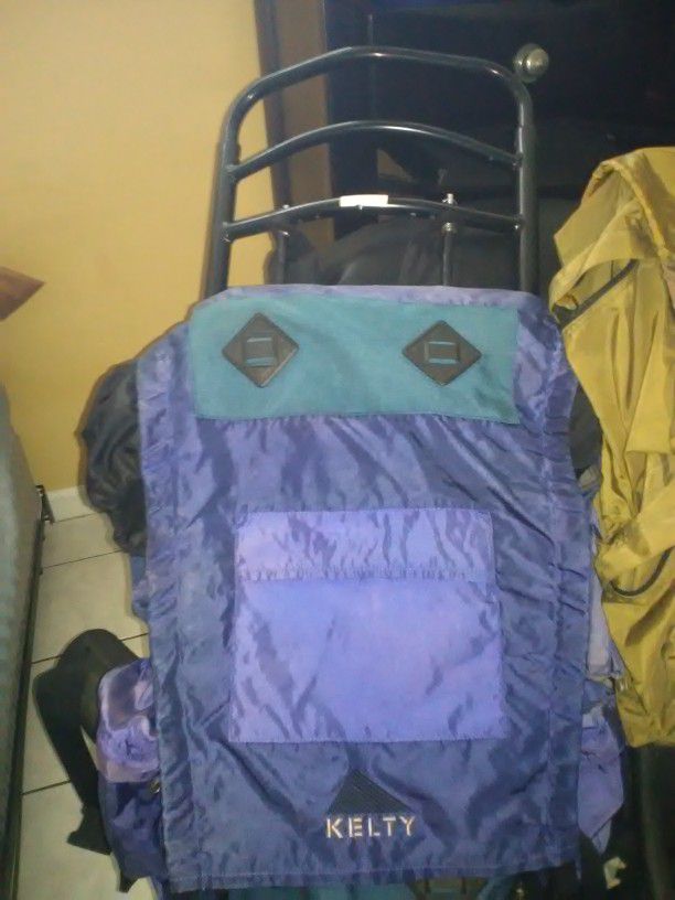 Kelty framed hiking backpack