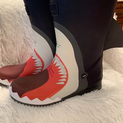 Joules Shark Rain Boots Size 1