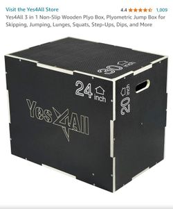 Plyo Box In Legno 3 In 1 Yes4All - Per Allenamento Salti E Home Gym - Foto 13