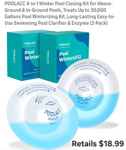 2 pack POLLACC Pool winter UFO Treats Poolside with up to 15000 water FIRM $12 1604-Hausman