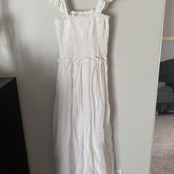 White Eyelet Dress