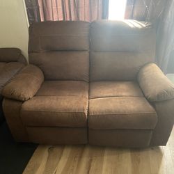 Ashley Furniture Reclining Couch And Loveseat