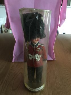 Vintage collectible British Guard doll