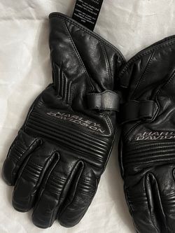 Harley Davidson Leather Motorcycle Gloves size medium large