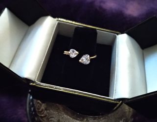 Double Heart woman's Ring