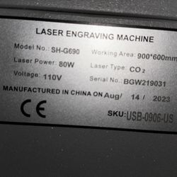 OMTech 80w Laser, Chiller, And Fan