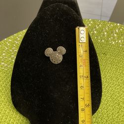 Vintage Disney Sterling Silver Marcasite Mickey Mouse Pin