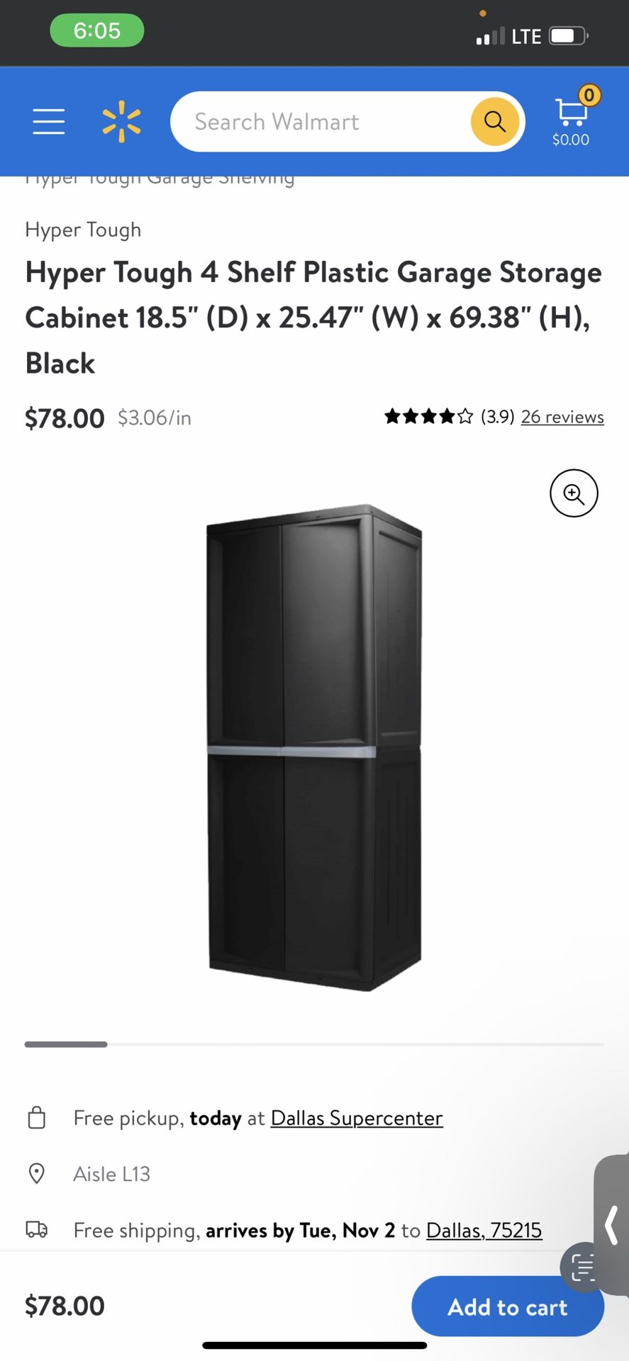 Storage Shelf With Doors