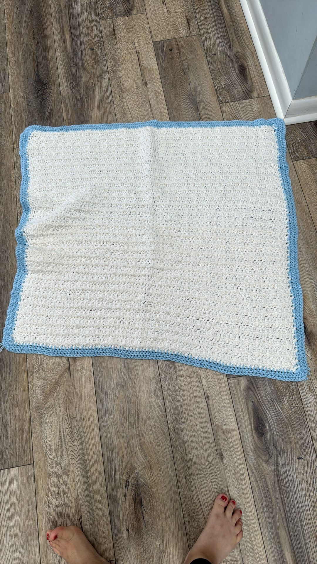 Baby Blanket Hand Knit