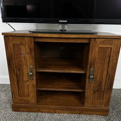 TV Console With Cabinets