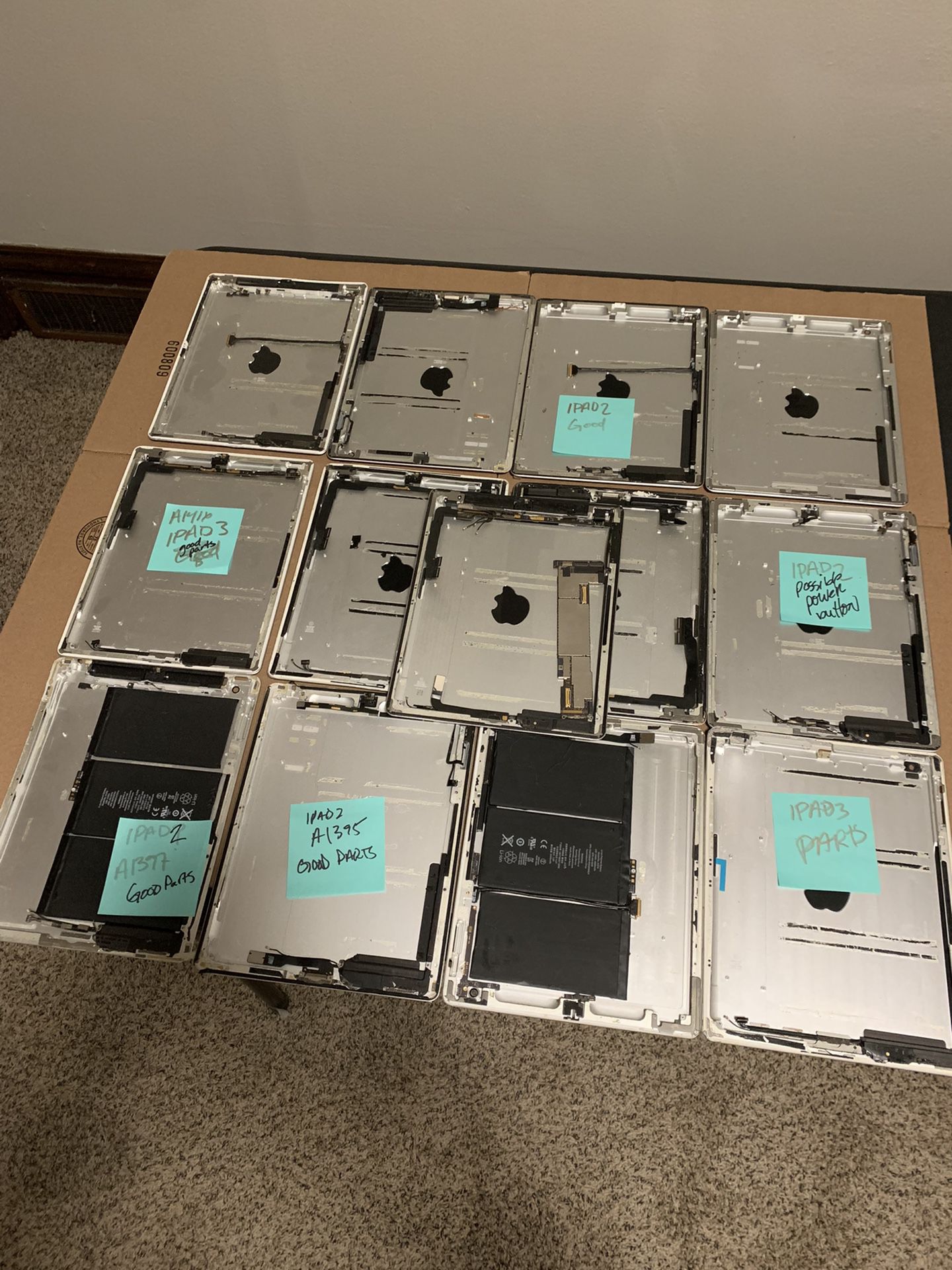 Apple Ipad 2 3 Lot Of 13 Housing And Parts