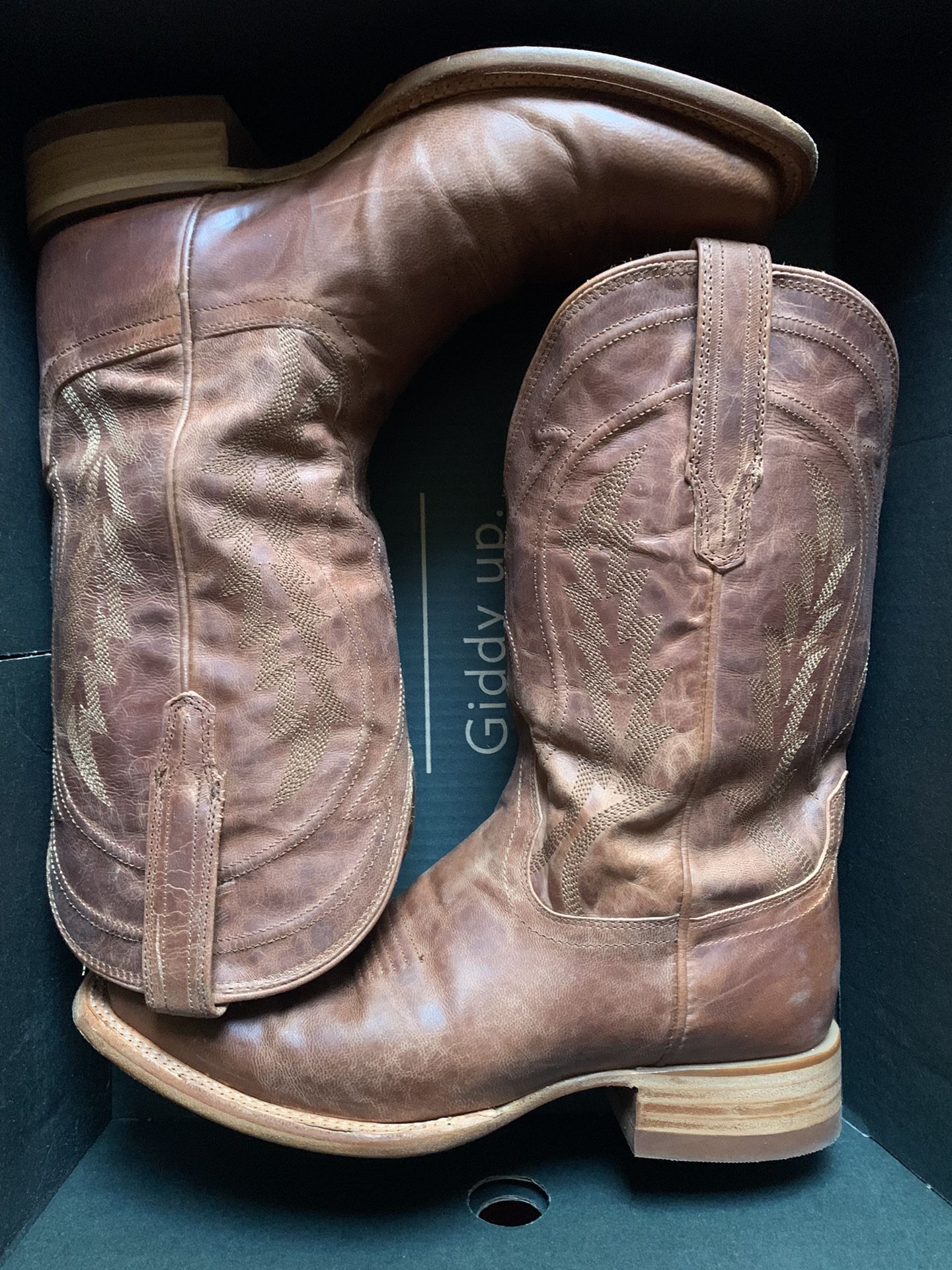 Tecovas “Doc” Square-toe Cowboy Boots