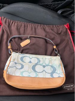 Coach vintage y2k Demi Hampton 7027 blue optic mini bag