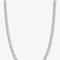2 Miabella 925 Sterling Silver. 3.5mm 26”, 3mm 22” - 