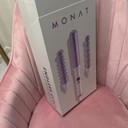 MONAT Endless curls Interchangeable styling Wand Brand New