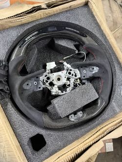 Alcántara/ Carbón Fiber Steering Wheel For R35 GTR