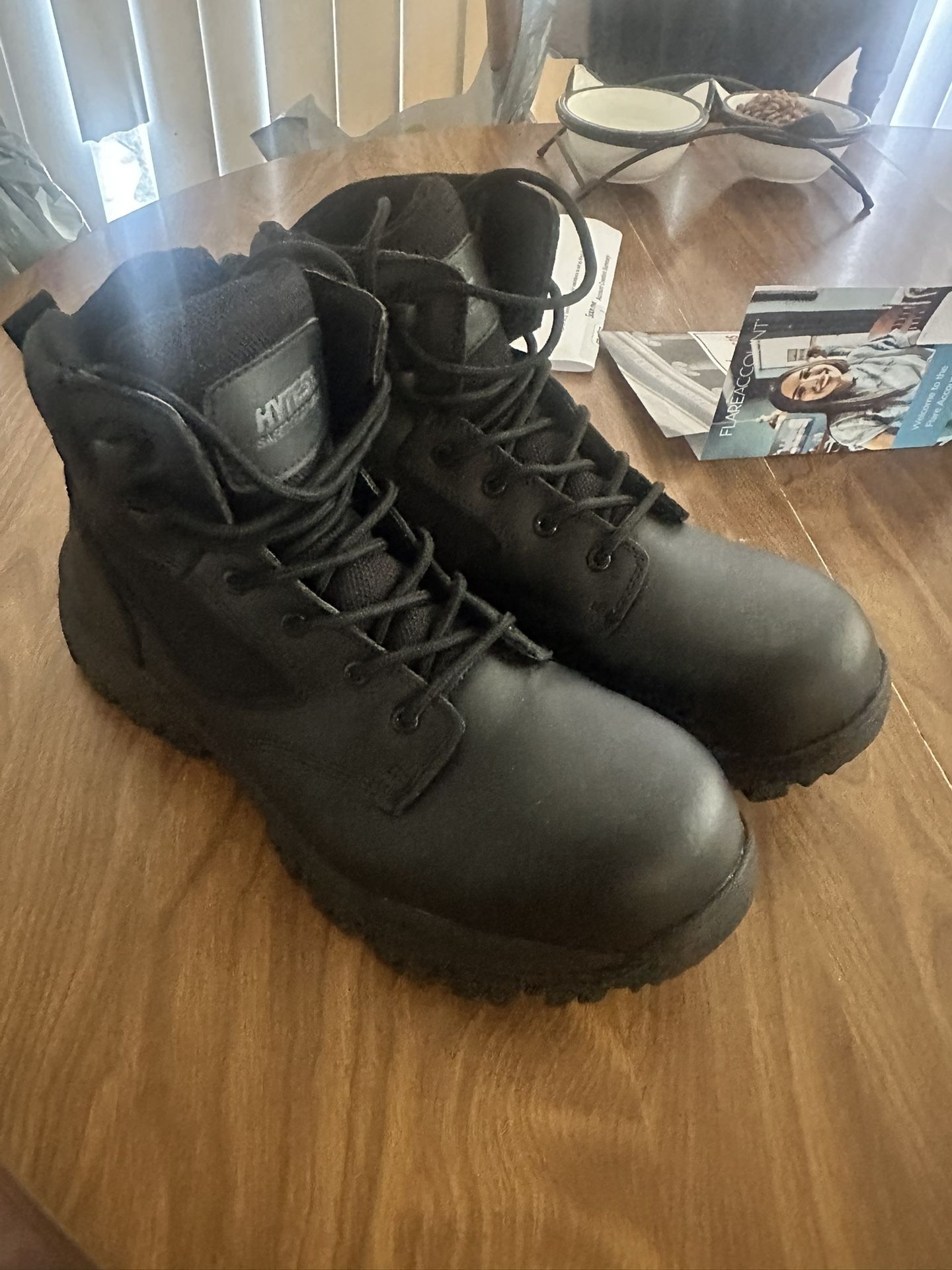 HYDRT STEEL TOE WORK BOOTS 10.5