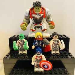 Avengers Space Suits Minifigures Fun Set| New Custom LEGO Compatible Toy