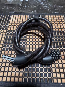 On-Guard Coil Cable Lock 12mm Dia. 6' length Combination Bicycle Lock