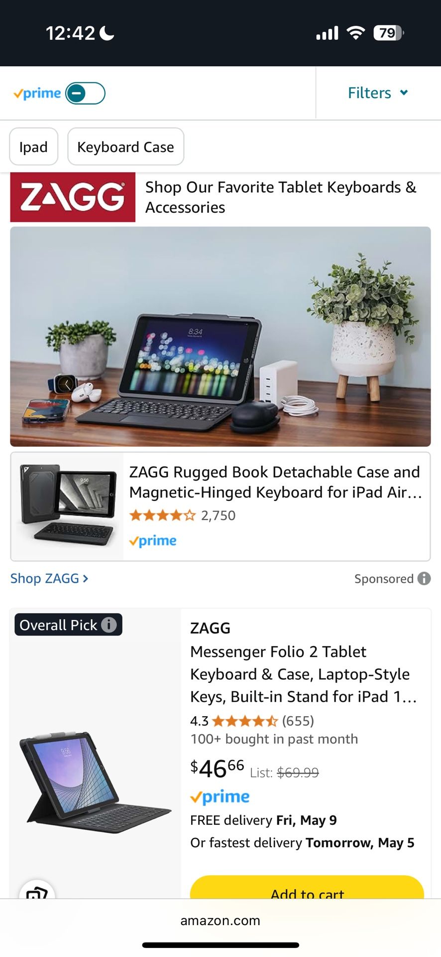 ZAGG MESSENGER FOLIO 2
