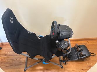 Logitech Racing Sim Cockpit with Wheel, Pedals & Shifter