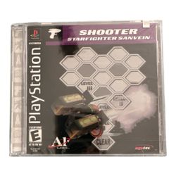 Playstation 1 (PS1) Shooter Starfighter Sanvein Brand New Sealed