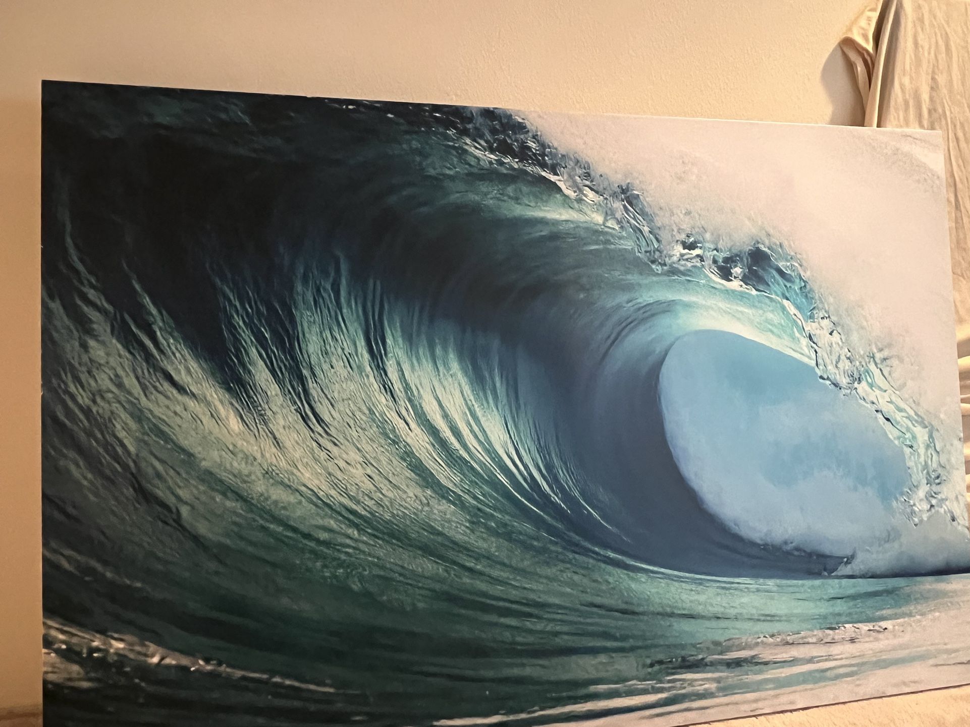 Wave Canvas (5ft X 3ft 4in) from ZGallerie $100