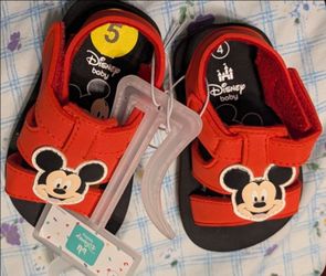 Brand new disney mickey mouse shoes.  ( NEVER USED).