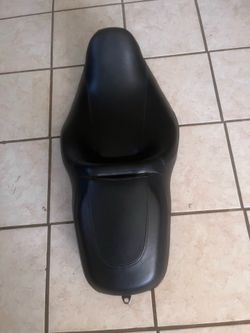 Oem Harley Davidson 0922 touring Electra Glide low seat two up saddle Black