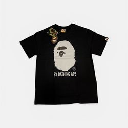 Black and white bape tee