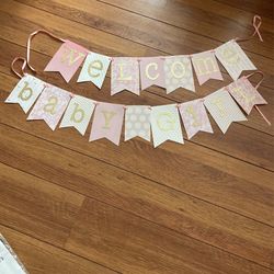Baby Welcome Sign 