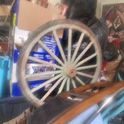 Old Wood Wagon Wheels 