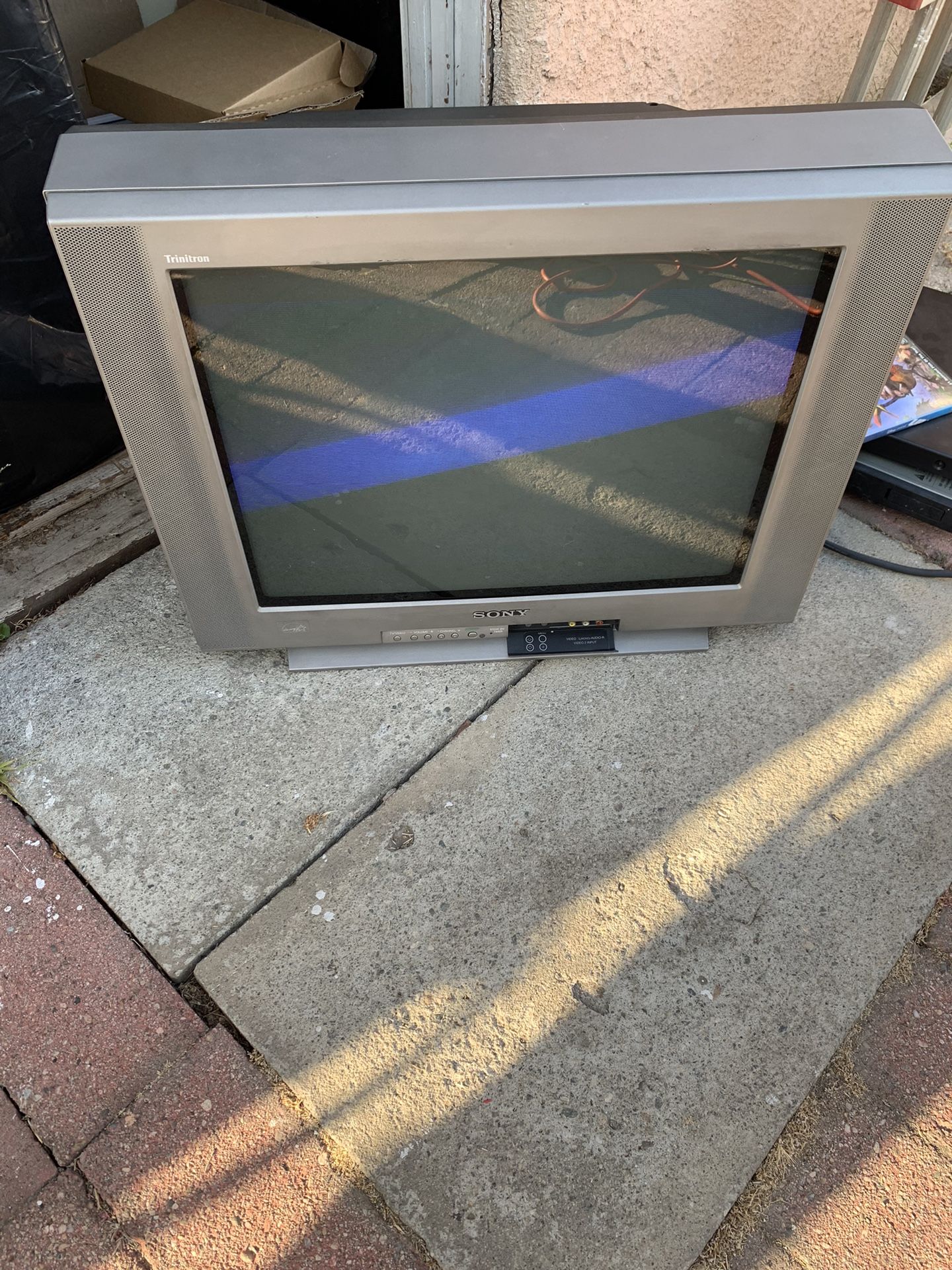 Vintage Sony KV-24fv10 - Trinitron 24” Retro Gaming TV Television - Works Good!