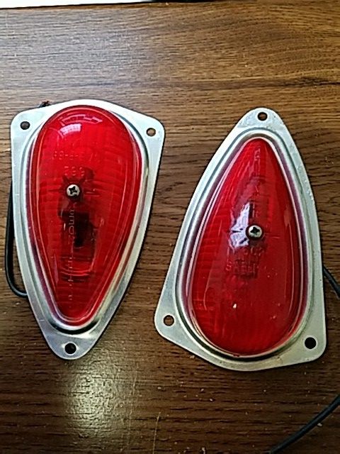 Teardrop marker lights travel trailer rv