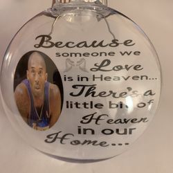 Custom memory Ornaments With Your Loved Ones Photo!