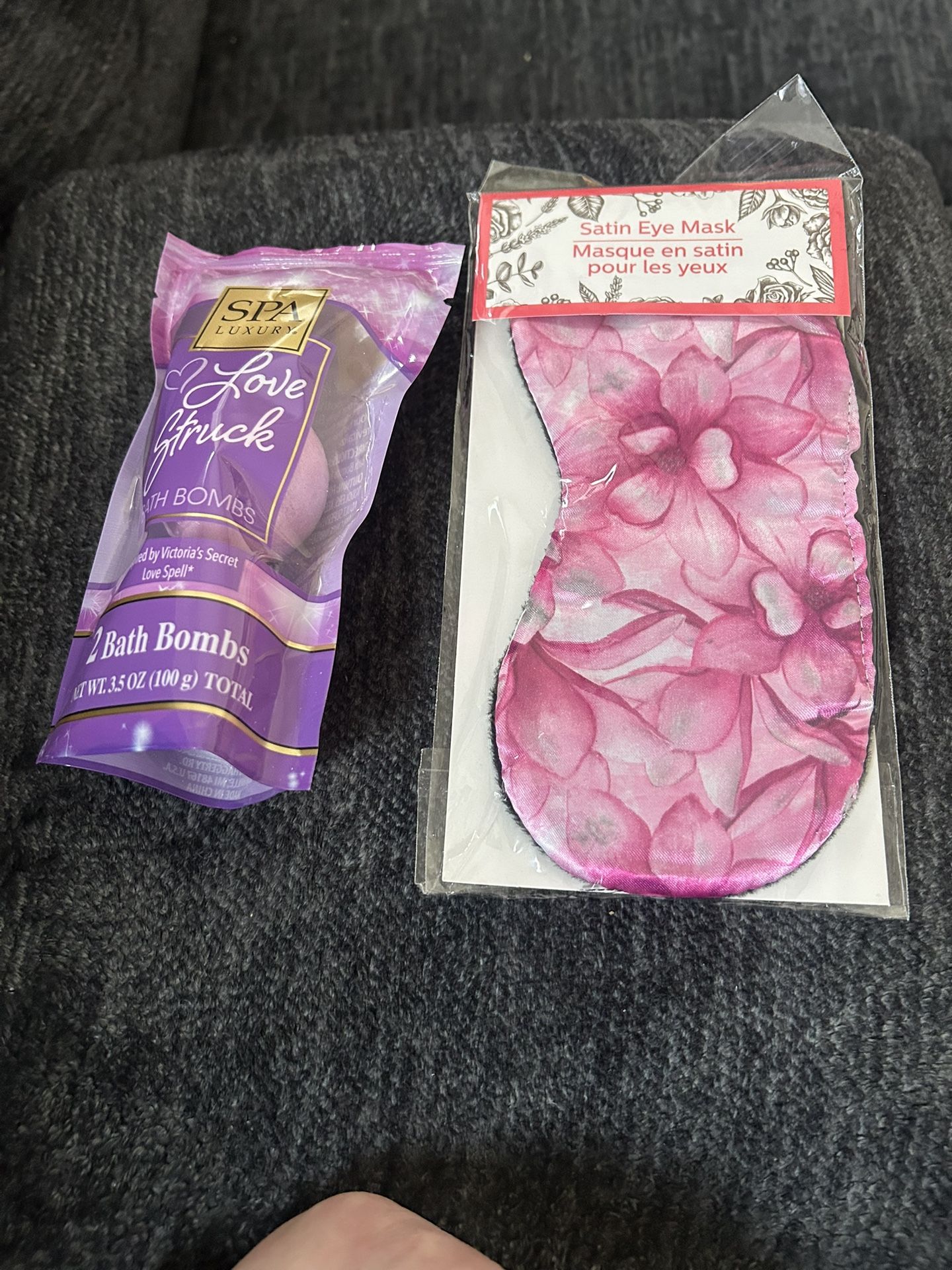 Bath Bombs & Eye Mask