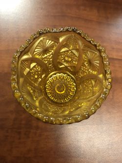 Small antique glass holder