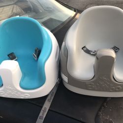New Baby Bamboo Seats With Belts And Trays only $30 each firm