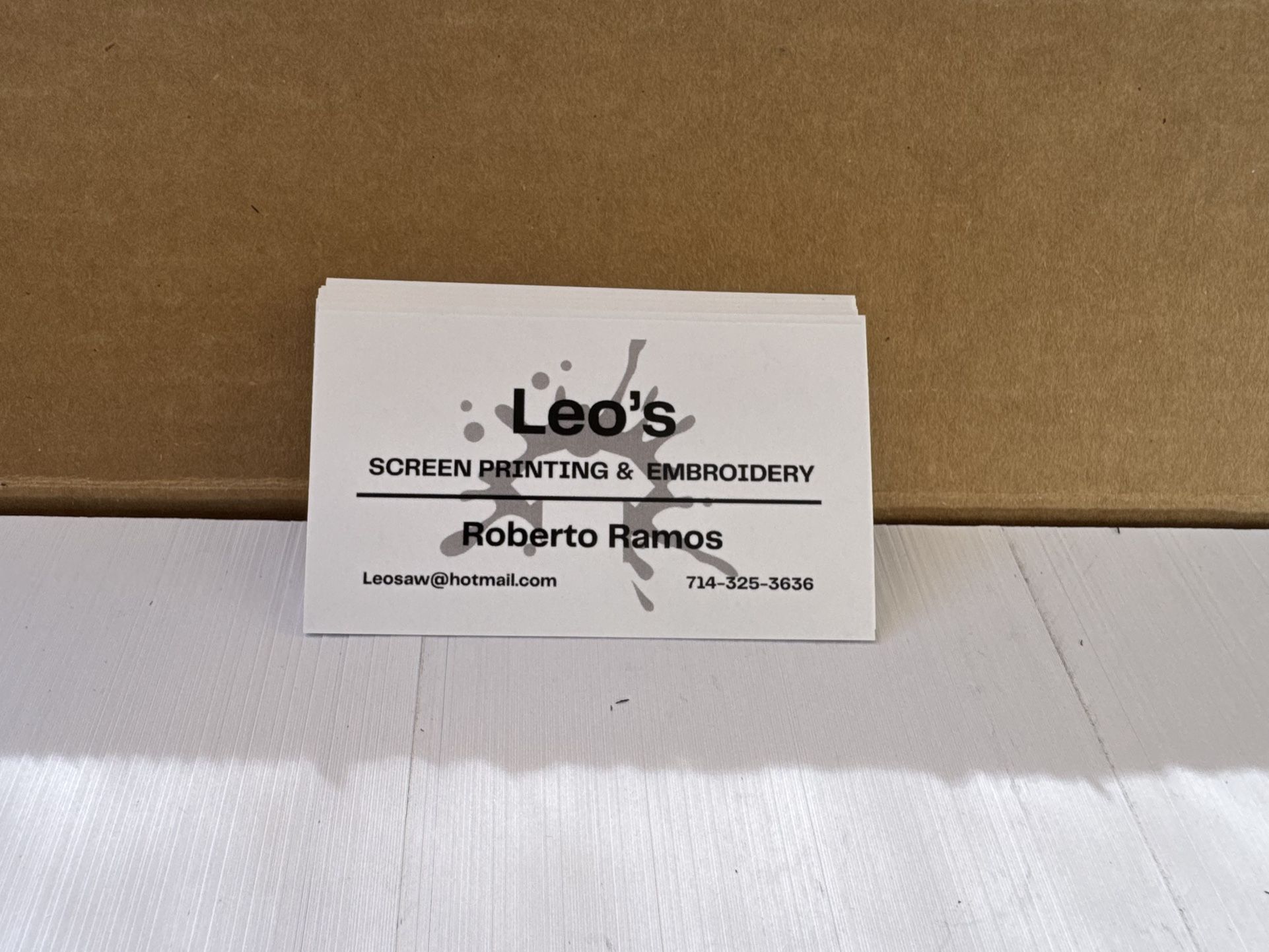 Custom Made Business Cards